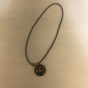 Colorful Rainbow Peace Necklace☮️🌈